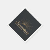 Adventure Ontdek Dream Discover Typografie Servet (Hoek)