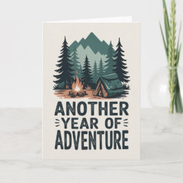 Adventure Outdoor Birthday Card for men Kaart