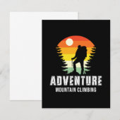 Adventure Outdoor Camping Hiker en Forest (Voorkant / Achterkant)