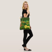 Adventure Party Schattige Fun Oerwoud Design Tote Bag (Op model)