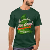 Adventure Pine Creek Pennsylvania wildernis boom T-shirt (Voorkant)