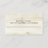 Adventure Pink Girl Hedégel Teepee Diaper Raffle Informatiekaartje (Achterkant)