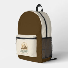 Adventure Print Cut Sew Bag Bedrukte Rugzak