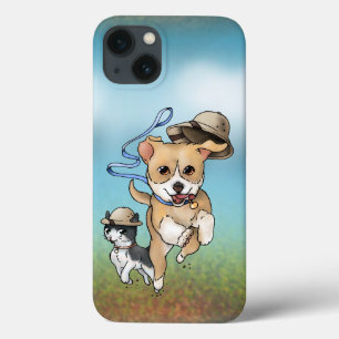 Adventure Pup en Kat Case-Mate iPhone Case