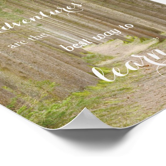 Adventure Quote Typography Poster (Hoek)