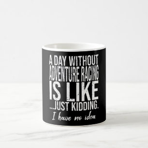 Adventure Racing grappig cadeauidee Koffiemok