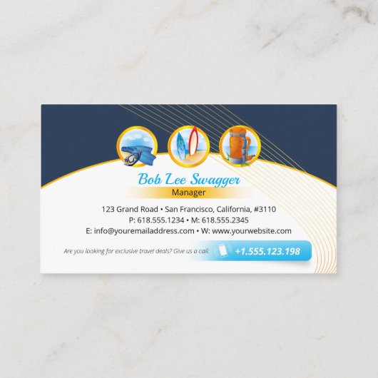 Adventure-reizen | Actieve vakanties Visitekaartje (Achterkant)