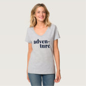 Adventure-reizen en Natuur-over-tekstontwerp T-shirt (Voorkant volledig)