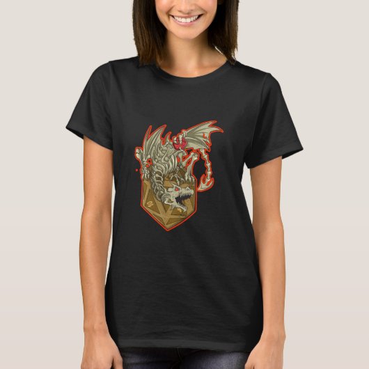 Adventure Rpg Dice Fantasy Roleplay Gamers T-shirt (Voorkant)
