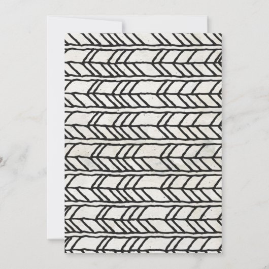 Adventure Rustic Boho Forest baby shower Kaart (Achterkant)