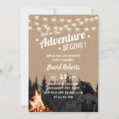 Adventure Rustic Kraft Beer Forest Retirement Kaart (Voorkant)