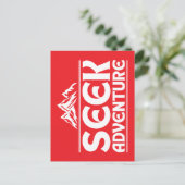 ADVENTURE SEEK BRIEFKAART (Staand voorkant)