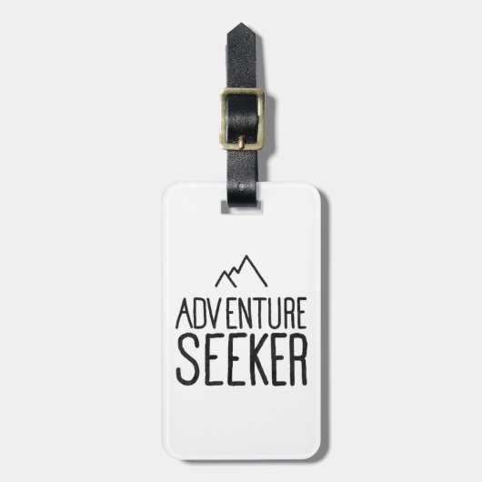 Adventure Seeker Bagagelabel (Voorkant verticaal)