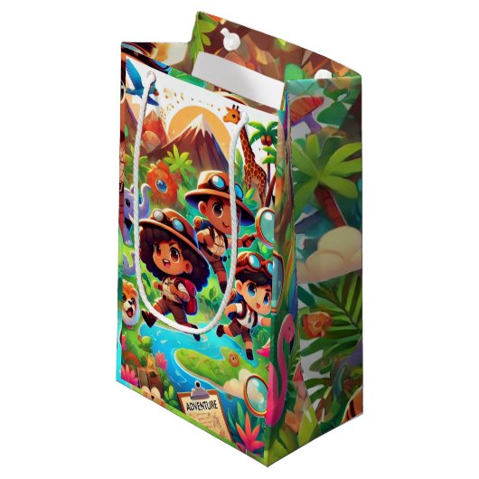 Adventure Seekers Gift Bag Klein Cadeauzakje (Voorkant Gekanteld)