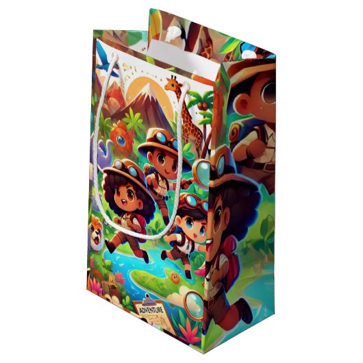 Adventure Seekers Gift Bag Klein Cadeauzakje (Achterkant Gekanteld)
