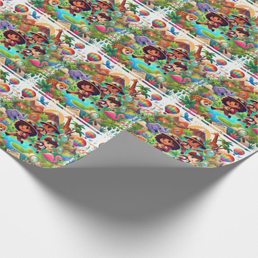 Adventure Seekers Wrapping Paper Cadeaupapier (Hoek)