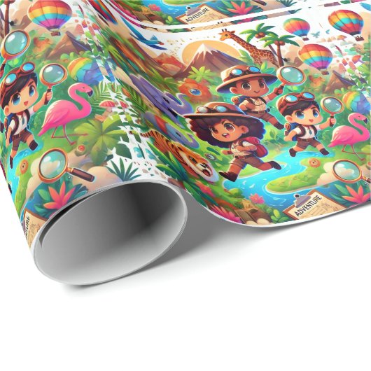 Adventure Seekers Wrapping Paper Cadeaupapier (Rol Hoek)