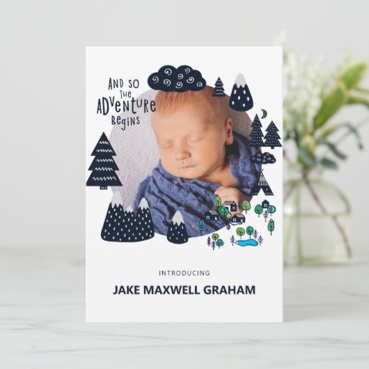 Adventure Sketch | Aankondiging van een tweeledige (Staand voorkant)