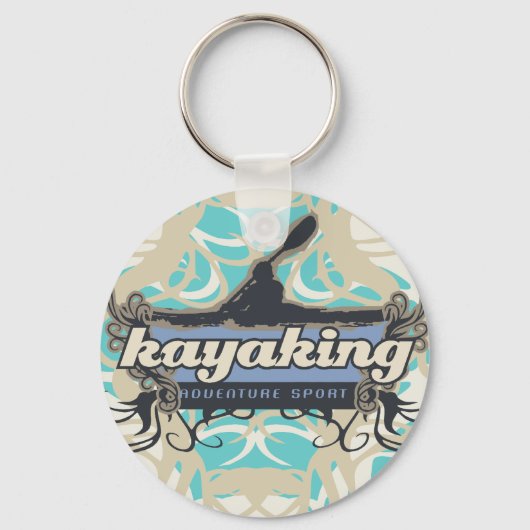 Adventure Sport Kayaking Tshirts en Gifts Sleutelhanger (Voorkant)