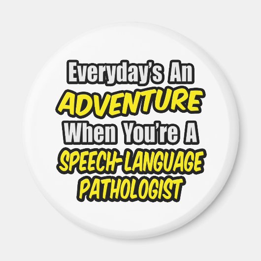Adventure...spraaktaalpatholoog Magneet (Voorkant)