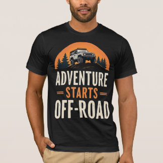 Adventure Starts Off-Road T-shirt
