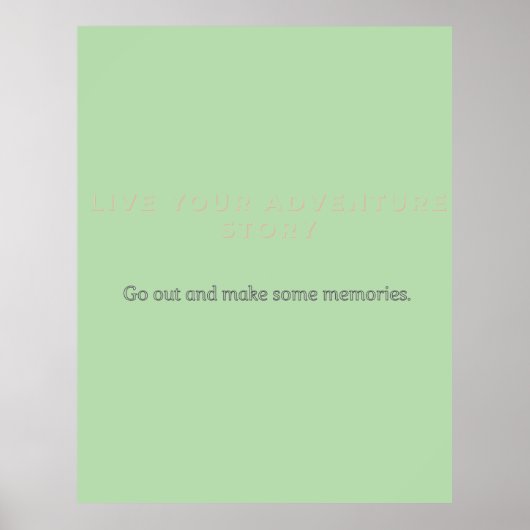 Adventure Story Poster (Voorkant)