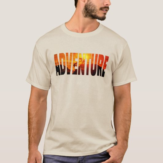 Adventure Sunset T-Shirt (Voorkant)