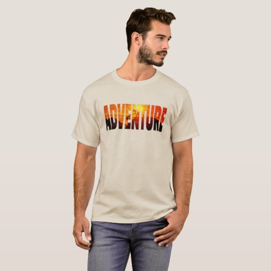 Adventure Sunset T-Shirt (Voorkant volledig)