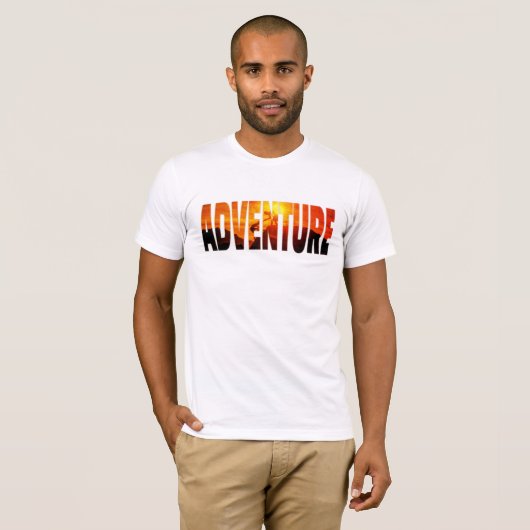 Adventure Sunset T-Shirt (Voorkant volledig)