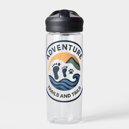 Adventure T en T Logo Waterfles (Voorkant)