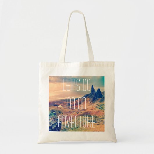 Adventure-tas Tote Bag (Voorkant)