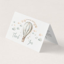 Adventure Teddy Baby shower Opvouwbaar Dank u