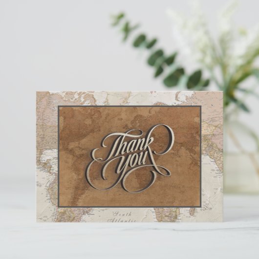 Adventure-thema Hartelijk dank Bedankkaart (Staand voorkant)