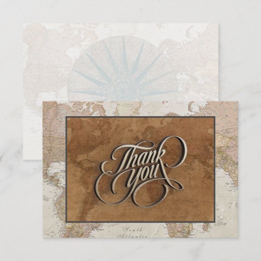 Adventure-thema Hartelijk dank Bedankkaart (Voorkant / Achterkant)