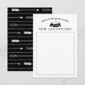 Adventure Theme Baby shower Advieskaart (Voorkant / Achterkant)