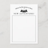 Adventure Theme Baby shower Advieskaart (Voorkant)