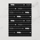 Adventure Theme Baby shower Advieskaart (Achterkant)