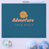 ADVENTURE THEN PIZZA FLYER (Enkel)
