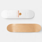 ADVENTURE THEN PIZZA PERSOONLIJK SKATEBOARD (Horizontaal)