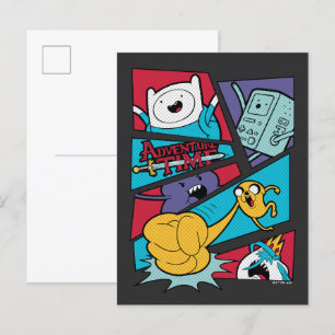 Adventure-tijd   Afbeelding van het Actiepanel Briefkaart