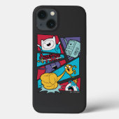 Adventure-tijd | Afbeelding van het Actiepanel Case-Mate iPhone Case (Achterkant)