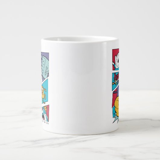 Adventure-tijd | Afbeelding van het Actiepanel Grote Koffiekop (Voorkant)