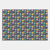 Adventure-tijd | Afbeelding van het Actiepanel Inpakpapier Vel (Voorkant 2)