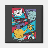 Adventure-tijd | Afbeelding van het Actiepanel Magneet (Voorkant)