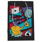 Adventure-tijd | Afbeelding van het Actiepanel Medium Cadeauzakje (Voorkant)