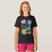 Adventure-tijd | Afbeelding van het Actiepanel T-shirt (Voorkant volledig)