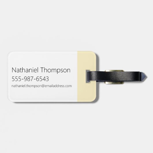 Adventure-tijd | "Algebraic" Finn Sketch Bagagelabel (Achterkant horizontaal)