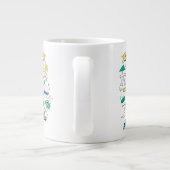 Adventure-tijd | "Algebraic" Finn Sketch Grote Koffiekop (Achterkant)