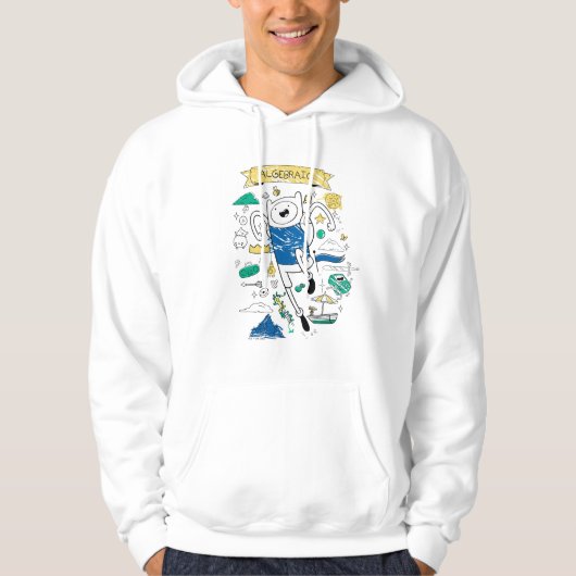 Adventure-tijd | "Algebraic" Finn Sketch Hoodie (Voorkant)