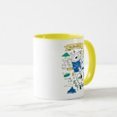 Adventure-tijd | "Algebraic" Finn Sketch Mok (Voorkant rechts)